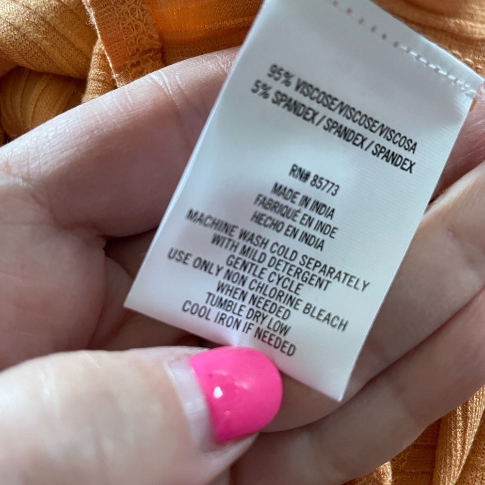 O’Neill orange casual tank dress - Picture 11 of 12